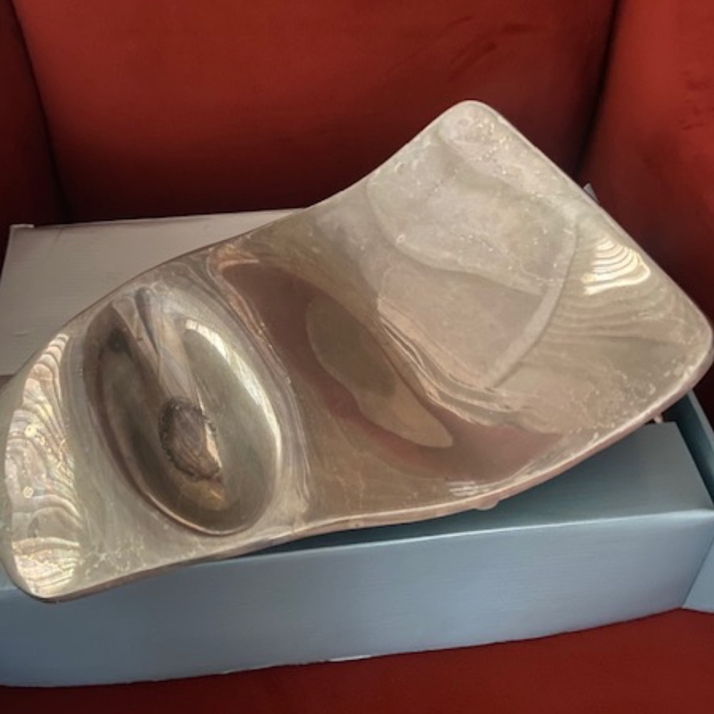 Nambé 15” Chip & Dip Tray LOUNGE sushi serving